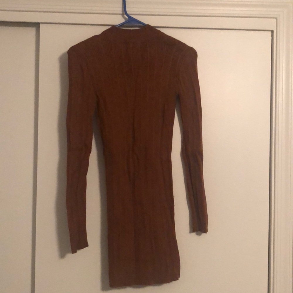 Brown Knit Dress (M) by Forever 21 (WORN ONCE)